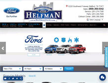 Tablet Screenshot of helfmanford.net